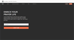 Desktop Screenshot of globalprayerschool.com